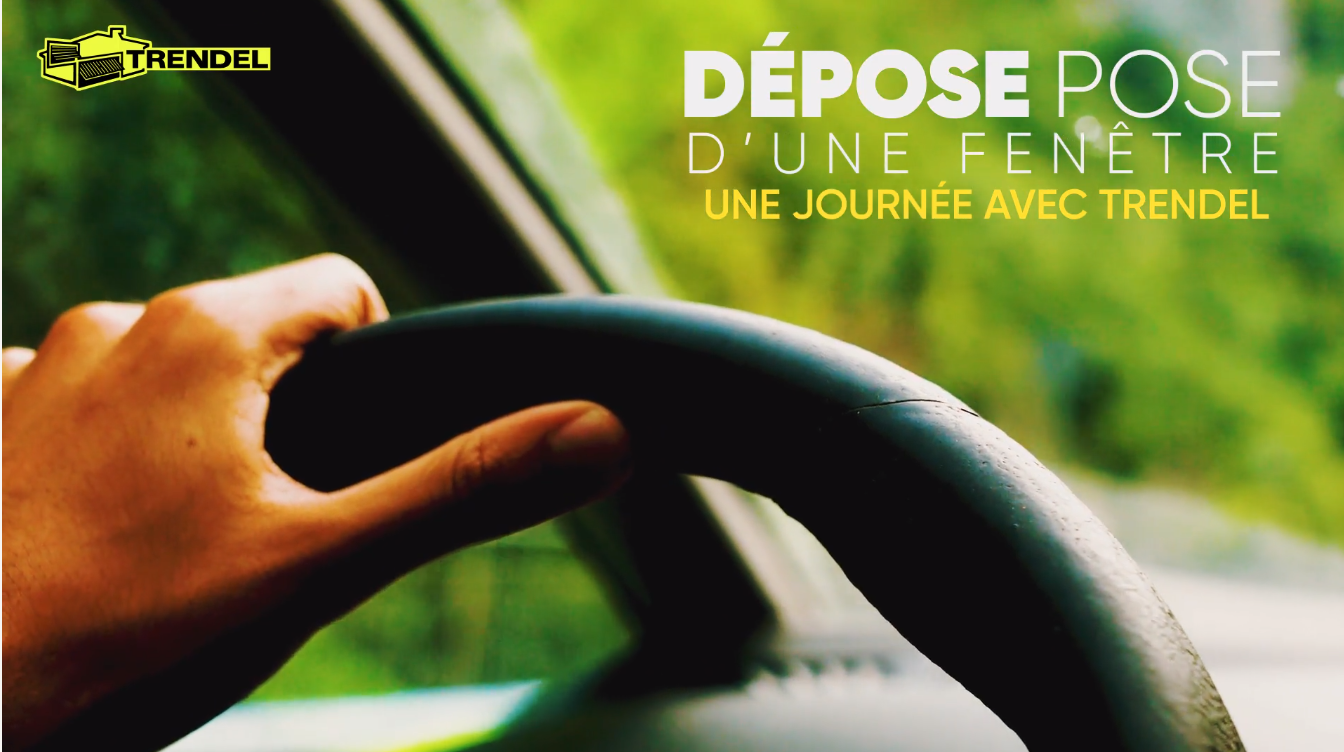 Dépose - pose d'une fenêtre - une journée avec Trendel