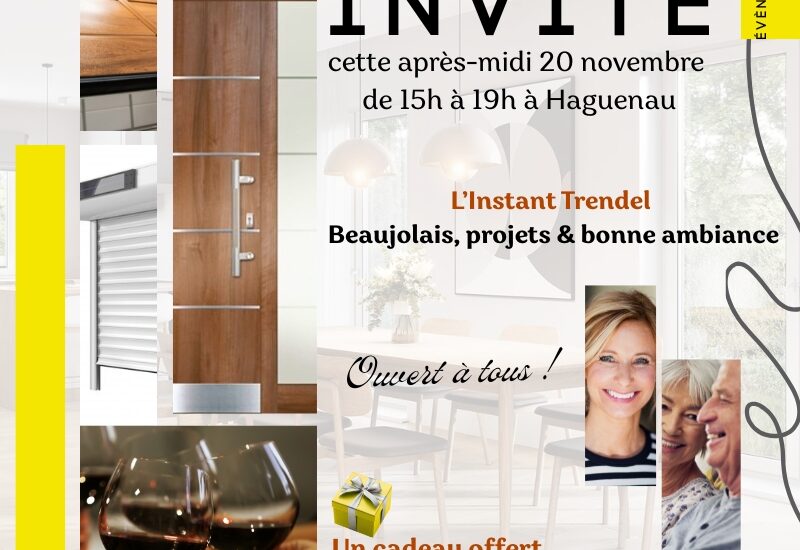 Invitation Trendel Beaujolais, projets et bonne ambiance