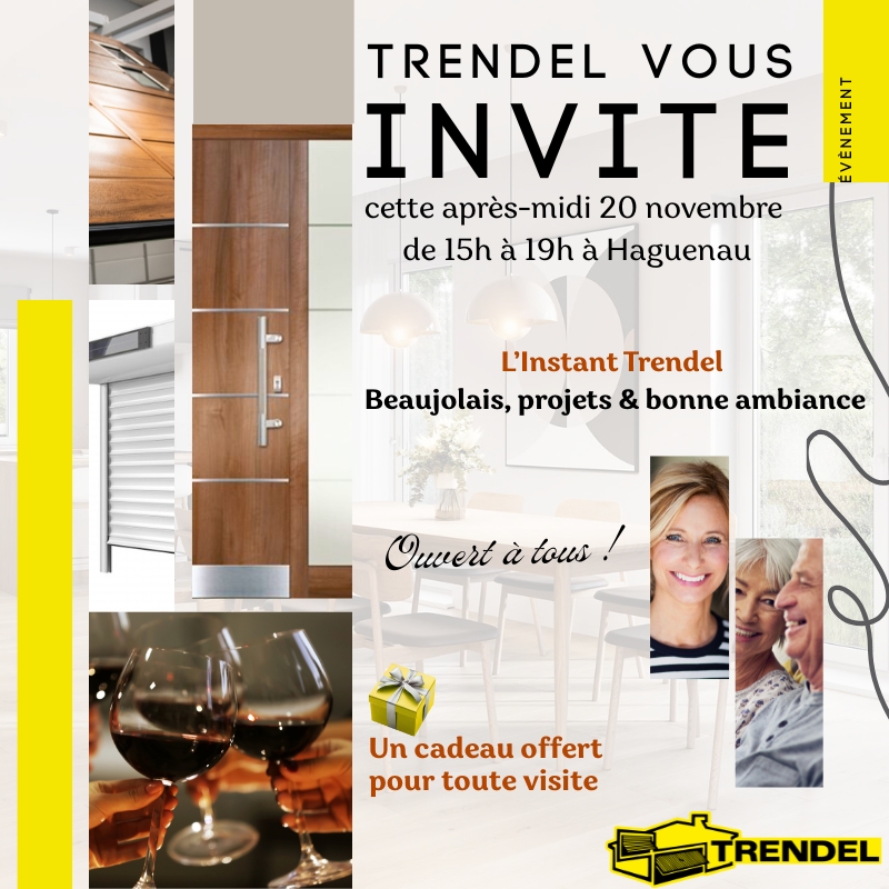 Invitation Trendel
Beaujolais, projets et bonne ambiance