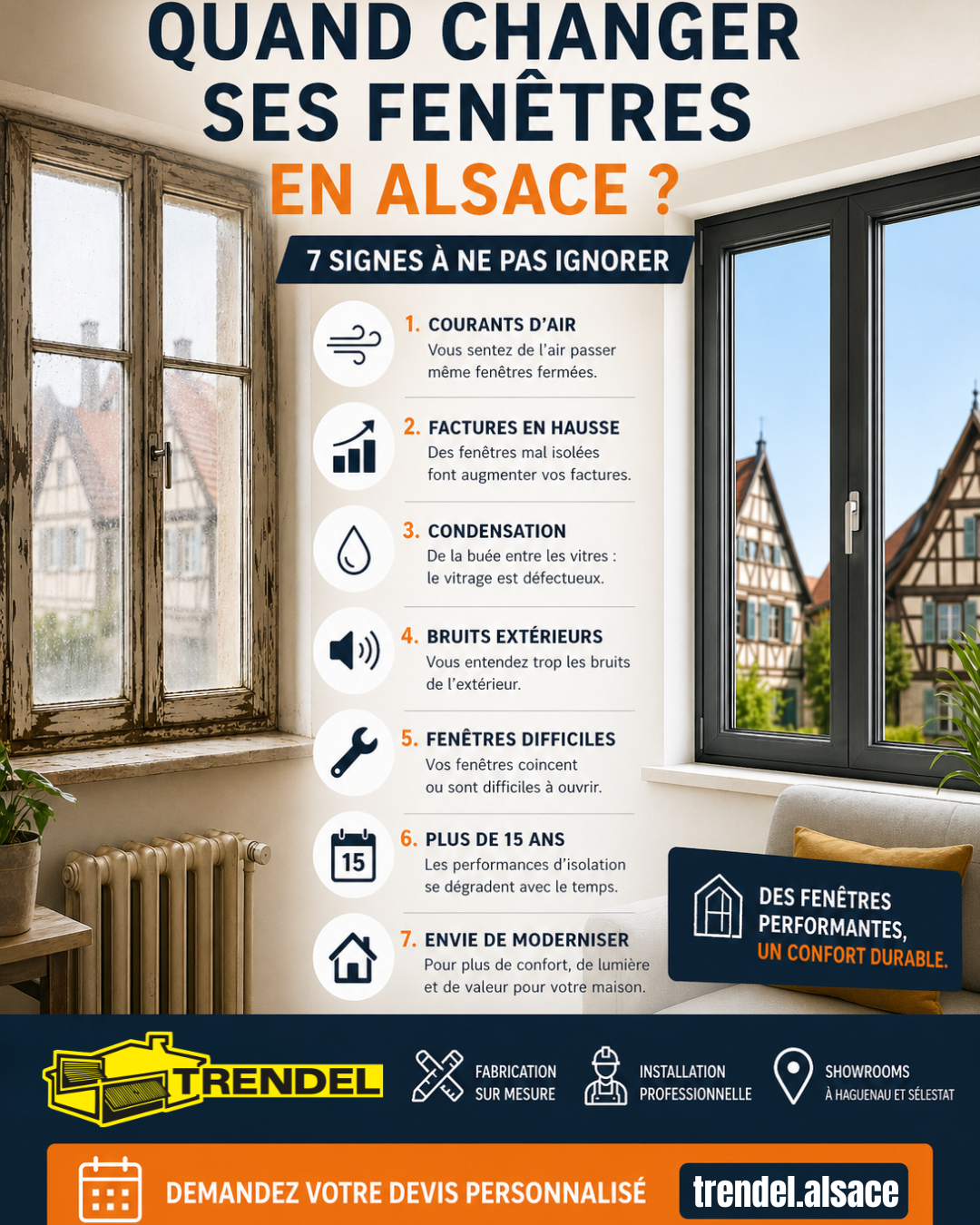 signes pour changer ses fenêtres en Alsace isolation thermique rénovation