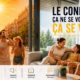 Famille profitant d'une maison fraîche pendant une canicule grâce à des fenêtres performantes installées par TRENDEL en Alsace.