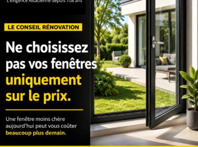 Conseil rénovation Trendel : pourquoi ne pas choisir ses fenêtres uniquement en fonction du prix