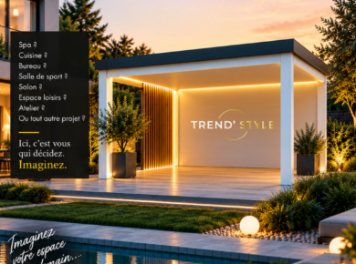 TREND’STYLE TRENDEL, espace extérieur modulable contemporain en Alsace