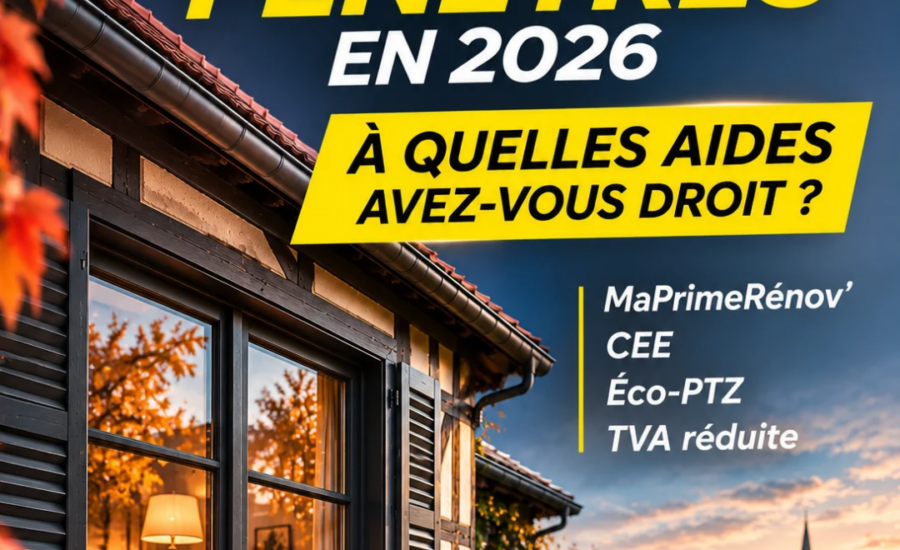 Illustration TRENDEL : changer ses fenêtres en 2026, les aides à vérifier pour son projet de rénovation.